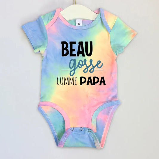 Body Beau Gosse Comme Papa - Multicolore